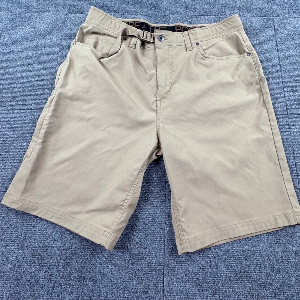 Gerry Mens Tan Khaki Stretch Performance Outdoor Hiking Shorts Size 34